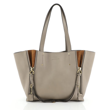 Chloe Milo Shopping Tote Leather Small
