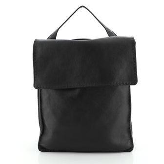 Celine Croissant Backpack Leather