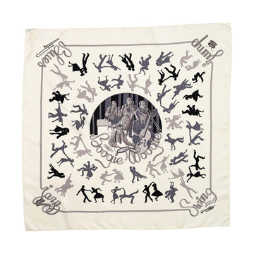 Hermes Boogie Woogie Scarf Printed Silk 90