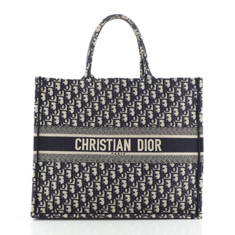 Christian Dior Book Tote Oblique Canvas