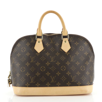 Louis Vuitton Vintage Alma Handbag Monogram Canvas PM