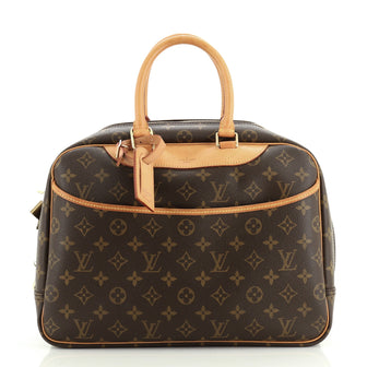Louis Vuitton Deauville Handbag Monogram Canvas