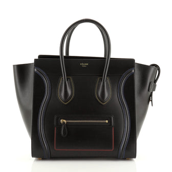 Celine Multicolor Luggage Bag Leather Mini