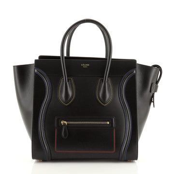 Celine Multicolor Luggage Bag Leather Mini