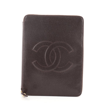 Chanel Timeless Zip Around Notebook Case Caviar