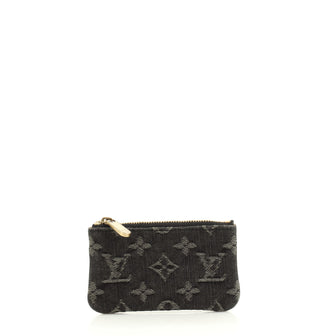 Louis Vuitton Key Pouch Monogram Denim
