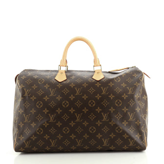 Louis Vuitton Speedy Handbag Monogram Canvas 40