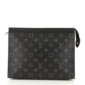 Louis Vuitton Pochette Voyage Monogram Eclipse Canvas MM