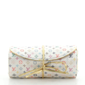 Louis Vuitton Folding Jewelry Case Monogram Multicolor Satin