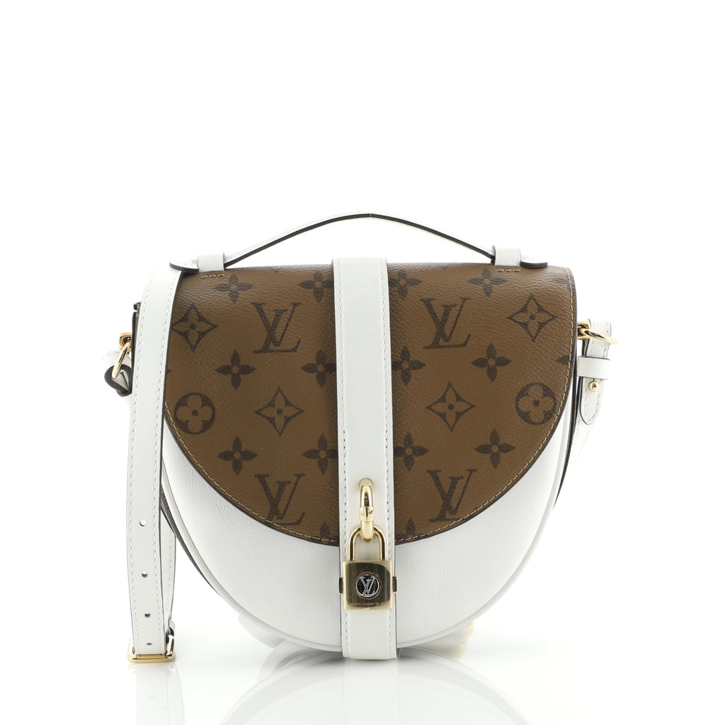 Louis Vuitton Chantilly Lock Handbag Reverse Monogram Canvas and Leather  Brown 563977