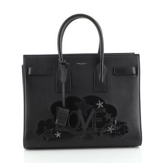 Saint Laurent Sac de Jour Bag Patchwork Leather Small