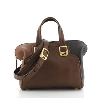 Fendi Chameleon Convertible Satchel Leather Mini