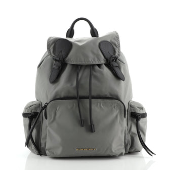 Burberry Rucksack Backpack Nylon with Leather Medium