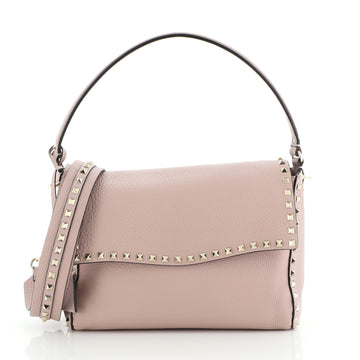 Valentino Rockstud Top Handle Bag Leather Small
