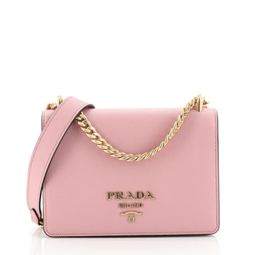 Prada Chain Flap Bag Saffiano Leather Small