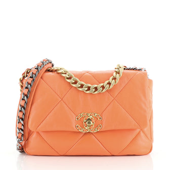 Chanel 19 Flap Bag Quilted Lambskin Medium