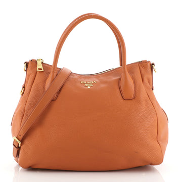 Prada Sacca 2 Manici Convertible Tote Vitello Daino Medium