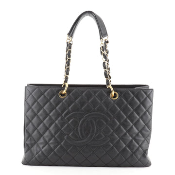 Chanel Grand Shopping Tote Quilted Caviar XL