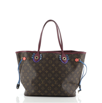 Louis Vuitton Neverfull NM Tote Limited Edition Totem Monogram Canvas MM