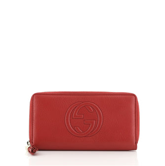Gucci Soho Zip Around Wallet Leather