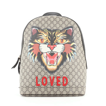Gucci Zip Around Backpack Printed GG Coated Canvas Medium