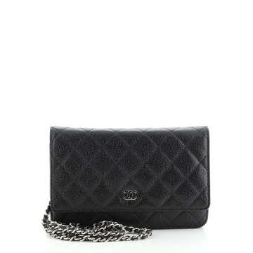 Chanel Wallet on Chain Quilted Caviar