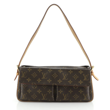 Louis Vuitton Viva Cite Handbag Monogram Canvas MM