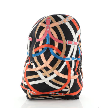 Hermes Airsilk Backpack Printed Silk