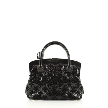 Louis Vuitton Fascination Lockit Frame Handbag Patent Lambskin BB