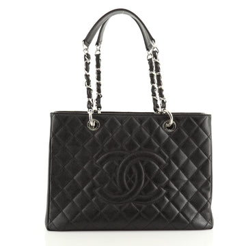Chanel Grand Shopping Tote Quilted Caviar
