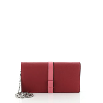 Loewe Wallet on Chain Leather