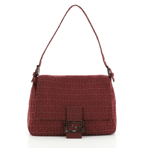 Fendi Mama Forever Bag Zucchino Canvas 56702