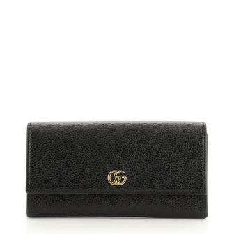 Gucci GG Marmont Continental Wallet Leather Long