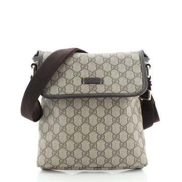 Gucci Flap Messenger GG Coated Canvas Small