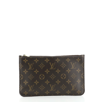 Louis Vuitton Neverfull Pochette Monogram Canvas Large