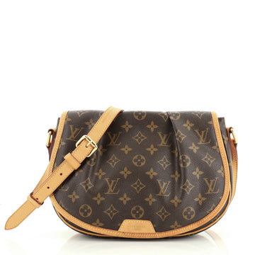 Louis Vuitton Menilmontant Handbag Monogram Canvas PM