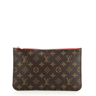Louis Vuitton Neverfull Pochette Monogram Canvas Large