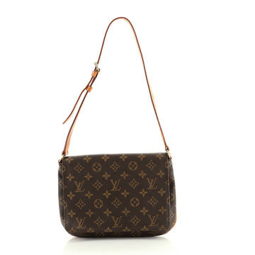 Louis Vuitton Musette Tango Handbag Monogram Canvas