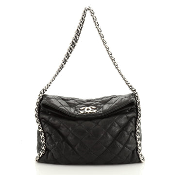 Chanel Chain Around Hobo Quilted Washed Lambskin