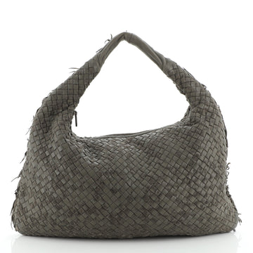 Bottega Veneta Veneta Hobo Velvet Intrecciato Nappa Medium