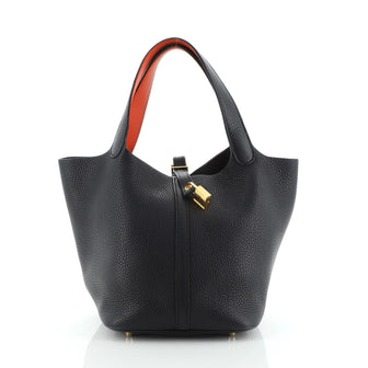 Hermes Eclat Picotin Lock Bag Clemence MM