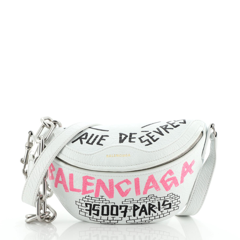 Balenciaga Souvenir Graffiti Belt Bag - Farfetch