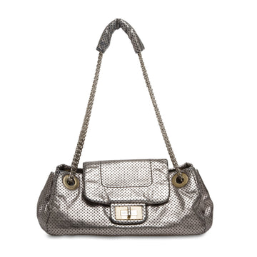 Chanel Accordion Flap Perforated Leather Classic