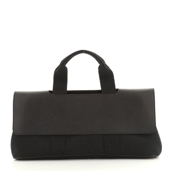 Hermes Valparaiso East West Bag Toile and Leather PM