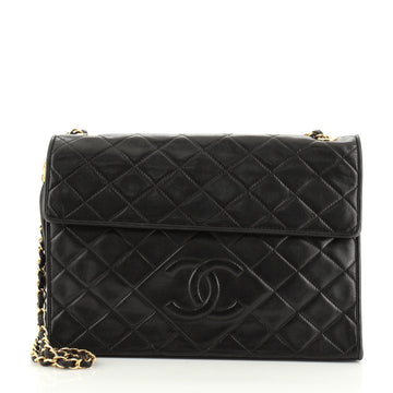 Chanel Vintage Diamond CC Flap Bag Quilted Lambskin Medium