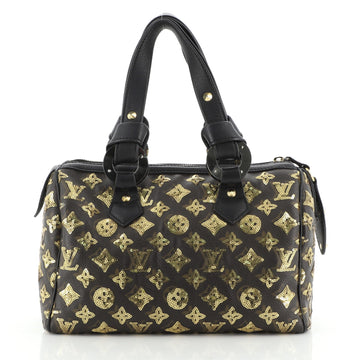 Louis Vuitton Speedy Handbag Limited Edition Monogram Eclipse Sequins 28