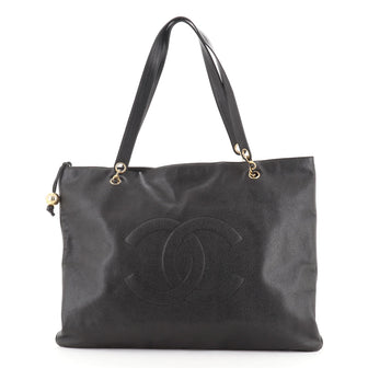 Chanel Vintage Timeless Flat Tote Caviar XL