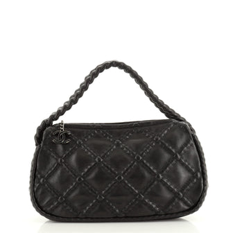 Chanel Hidden Chain Hobo Quilted Lambskin Small