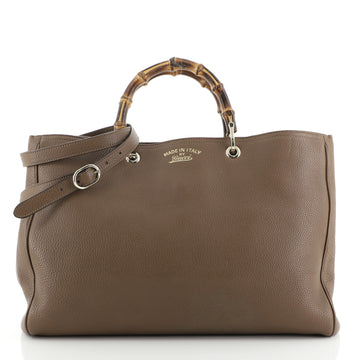Gucci Bamboo Shopper Tote Leather Large