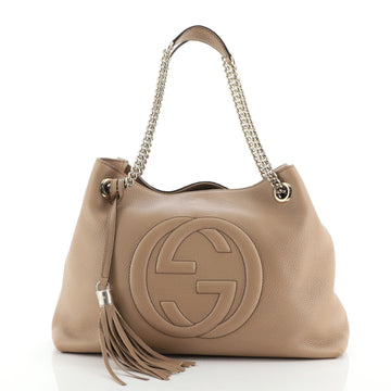 Gucci Soho Chain Strap Shoulder Bag Leather Medium